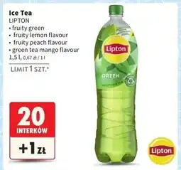 Intermarche Herbata mrożona mango Lipton Green Ice Tea oferta