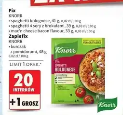 Intermarche Kurczak z pomidorami Knorr Zapiefix oferta