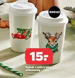 Netto Kubek z pokrywką silikonową oferta