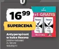 Netto Antyperspirant black + white Rexona Invisible oferta