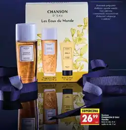 Biedronka Zestaw CHANSON D’EAU Vanilla oferta