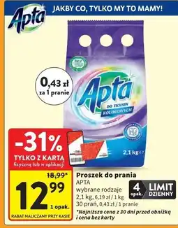 Intermarche Proszek do prania kolor Apta oferta