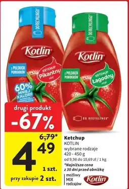 Intermarche Ketchup łagodny Kotlin oferta