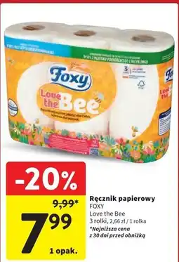 Intermarche Ręczniki kuchenne Foxy Love The Bee oferta