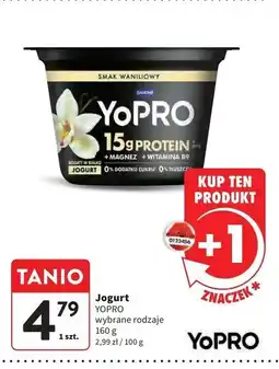 Intermarche Jogurt proteinowy wanilia Danone Yopro oferta