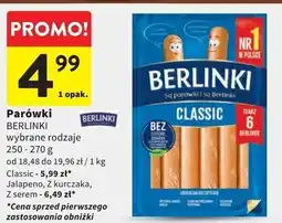 Intermarche Parówki z serem Morliny Berlinki oferta