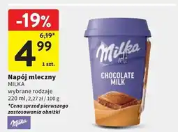 Intermarche Napój chocolate milk Milka oferta