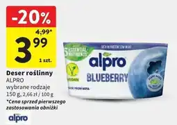 Intermarche Jogurt sojowy jagodowy Alpro oferta