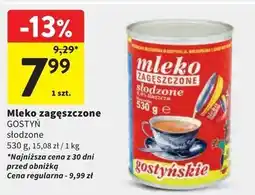 Intermarche Mleko zagęszczone słodzone Gostyń oferta