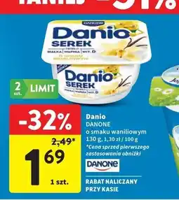 Intermarche Serek waniliowy Danone Danio oferta