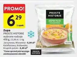 Intermarche Zupa królewska ze szpinakiem Iglotex Proste Historie oferta