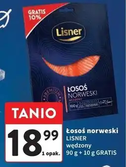 Intermarche Łosoś norweski wędzony plastrowany Lisner oferta