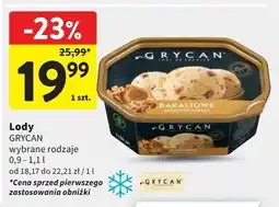 Intermarche Lody bakaliowe Grycan oferta