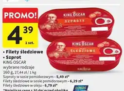Intermarche Filety śledziowe w oleju King Oscar oferta
