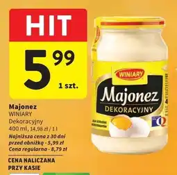 Intermarche Majonez dekoracyjny Winiary oferta