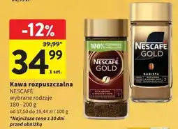 Intermarche Kawa Nescafe Gold Blend Barista Style oferta