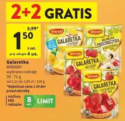 Intermarche Galaretka przezroczysta winogronowa Winiary oferta