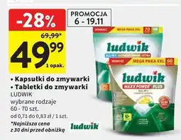 Intermarche Tabletki do zmywarki ultimate power extra Ludwik All In One oferta