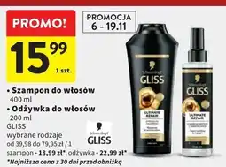 Intermarche Odżywka do włosów Gliss Kur Ultimate Repair oferta