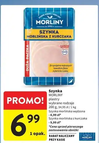 Intermarche Szynka morlińska wędzona Morliny oferta