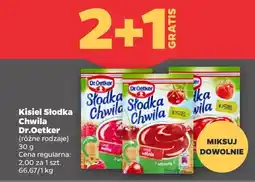 Netto Kisiel Słodka Chwila różne rodzaje Dr.Oetker oferta