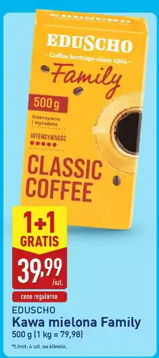 ALDI Kawa mielona Family Classic Coffee 500 g EDUSCH oferta