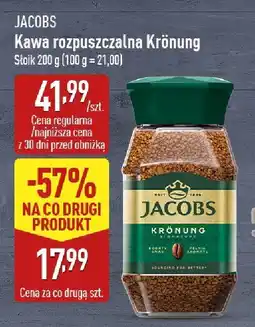 ALDI Kawa rozpuszczalna Krönung Jacobs oferta