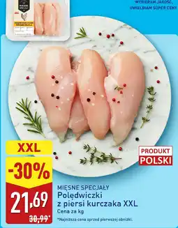 ALDI Polędwiczki z piersi kurczaka XXL Mięsne Specjały oferta