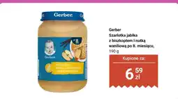 Biedronka Deserek Szarlotka jabłka z biszkoptem i nutką waniliową Gerber oferta