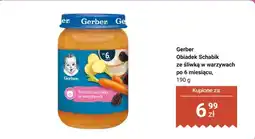 Biedronka Obiadek Schabik ze śliwką w warzywach Gerber oferta