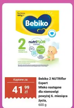 Biedronka Mleko następne Bebiko 2 NUTRIflor Expert dla niemowląt powyżej 6. miesiąca życia oferta