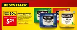 Biedronka Herbata ekspresowa czarna klasyczna Remsey oferta