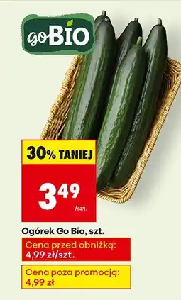 Biedronka Ogórek Go Bio 1 szt. Biedronka oferta