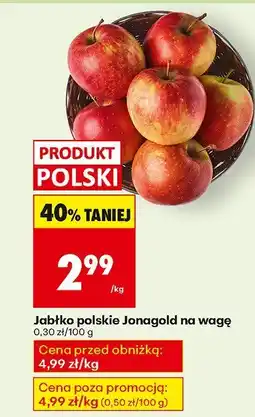 Biedronka Jabłka polskie Jonagold na wagę Biedronka oferta