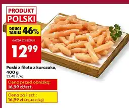 Biedronka Paski z fileta z kurczaka 400 g Biedronka oferta