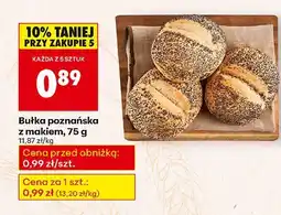 Biedronka Bułka poznańska z makiem Biedronka oferta