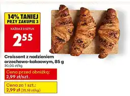 Biedronka Croissant z nadzieniem orzechowo-kakaowym Biedronka oferta