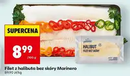 Biedronka Filet z halibuta bez skóry Marinero oferta