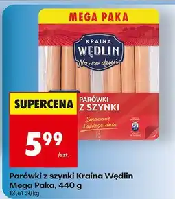 Biedronka Parówki z szynki Mega Paka Kraina Wędlin oferta
