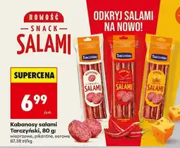 Biedronka Kabanosy salami wieprzowe Tarczyński oferta
