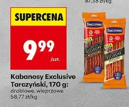 Biedronka Kabanosy Exclusive drobiowe Tarczyński oferta