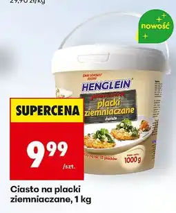 Biedronka Ciasto na placki ziemniaczane 1 kg Henglein oferta