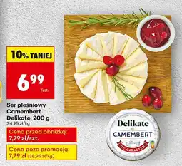 Biedronka Ser pleśniowy Camembert 200g Delikate oferta