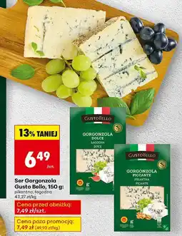 Biedronka Ser Gorgonzola pikantna Gusto Bello oferta