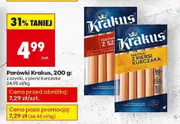 Biedronka Parówki z szynki Krakus oferta