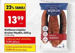 Biedronka Kiełbasa wiejska Kraina Wędlin oferta