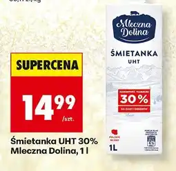 Biedronka Śmietanka UHT 30% Mleczna Dolina, 1 l oferta