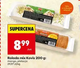 Biedronka Rolada mix Kovis 200 g: mango, pistacja oferta