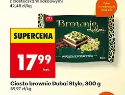 Biedronka Ciasto brownie Dubai Style 300 g Biedronka oferta