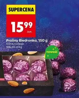 Biedronka Praliny Biedronka 150 g różne rodzaje oferta